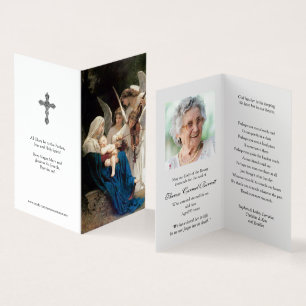 Tarjeta Cartas de oración católicas Canción de ángeles