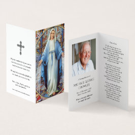 Tarjeta Cartas de oración católicas | Hail Mary
