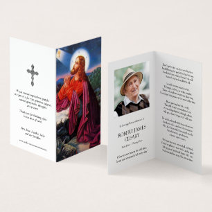 Tarjeta Cartas de oración católicas   Oración de Jesús