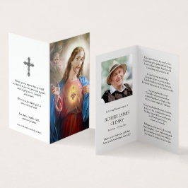 Tarjeta Cartas de oración católicas | Sagrado Corazón