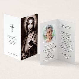 Tarjeta Cartas de oración católicas | Sagrado Corazón 1