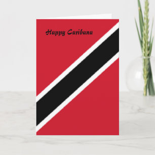 Tarjeta Cartas de saludos de caribana feliz de Trinidad