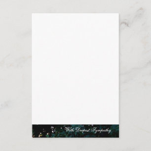 Tarjeta Cartas de simpatía por los dedos de los árboles de