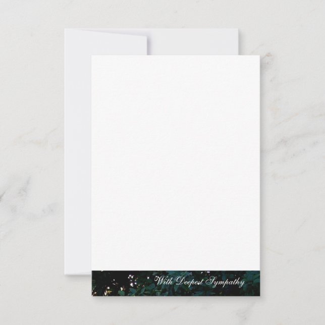 Tarjeta Cartas de simpatía por los dedos de los árboles de (Anverso)