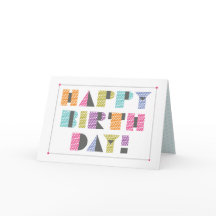 Cartas modernas de cumpleaños feliz