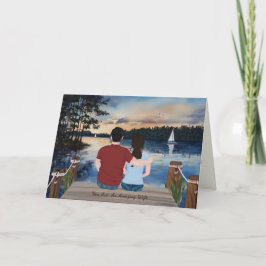 Tarjeta Cartas pintadas desde casa, para la esposa en el c