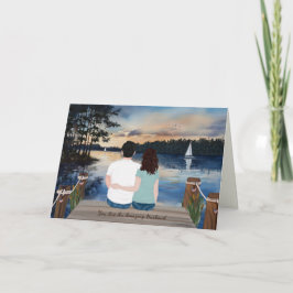 Tarjeta Cartas pintadas desde casa para marido en entrenam
