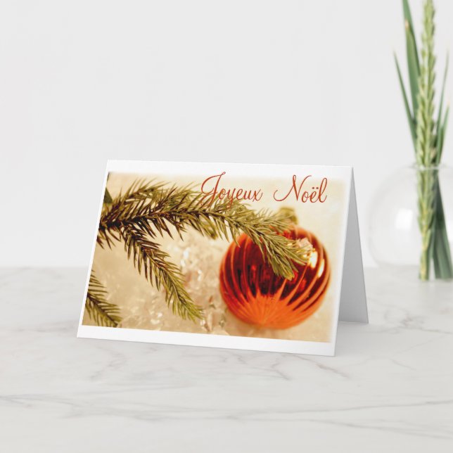 Tarjeta carte de vœux (Anverso)