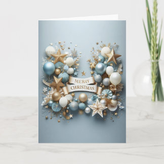 Tarjeta Carte de Vœux Noël - “Un Noël scintillant“