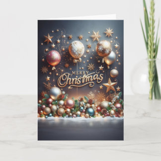 Tarjeta Carte de Vœux Noël - “Un Noël scintillant“
