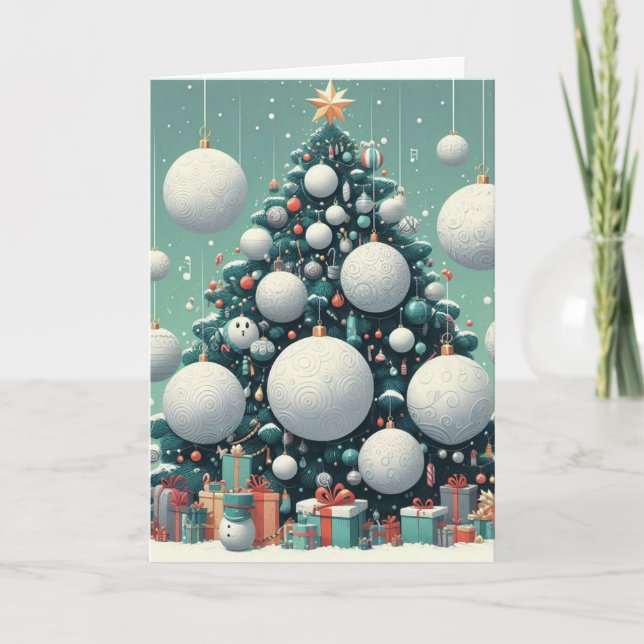 Tarjeta Carte de vœux pliées (Anverso)