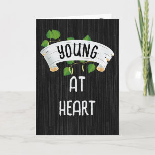 Tarjeta Cartel de Birch y Humor de cumpleaños de Ivy