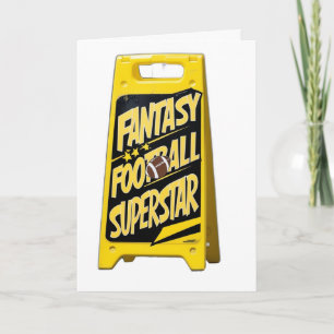 Tarjeta Cartel de suelo amarillo de plástico de fútbol de 