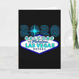 Tarjeta Cartel de vacaciones en Las Vegas
