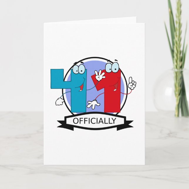 Tarjeta Cartel oficial de cumpleaños 41 (Anverso)