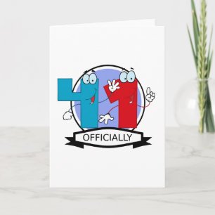 Tarjeta Cartel oficial de cumpleaños 41