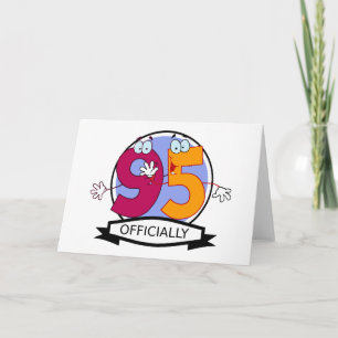 Tarjeta Cartel oficial de cumpleaños 95