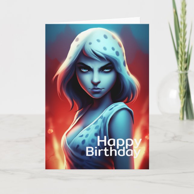 Tarjeta Cartes de vœux Happy Birthday (Anverso)