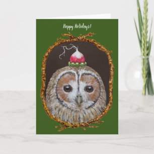 Tarjeta Cartilla del búho leonado Wiley