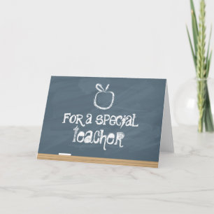 Tarjeta Cartón con manzana