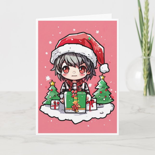 Tarjeta cartoon christmas card (Anverso)