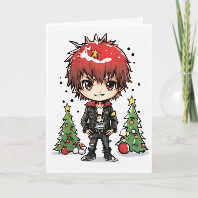 Tarjeta cartoon christmas card (Anverso)