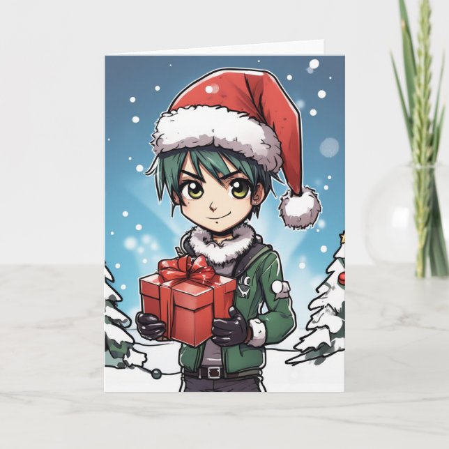 Tarjeta cartoon christmas card (Anverso)