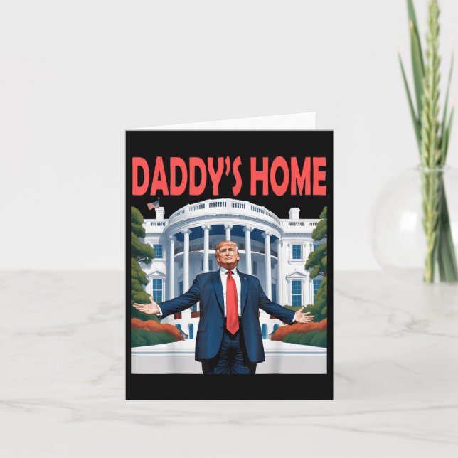 Tarjeta Casa Blanca de Trump Daddys (Anverso)