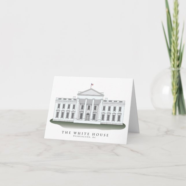 Tarjeta Casa Blanca Notecards (Anverso)