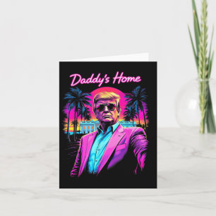 Tarjeta Casa de Daddys divertida Casa Blanca Trump Pink 20