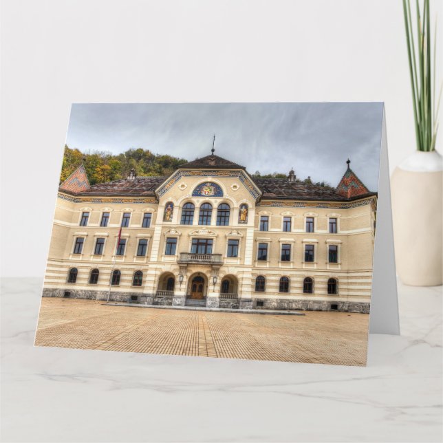 Tarjeta Casa De Gobierno De Liechtenstein (Anverso)