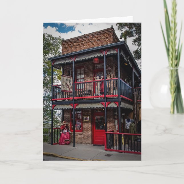 Tarjeta Casa de la alegría Jerome, AZ. (Anverso)