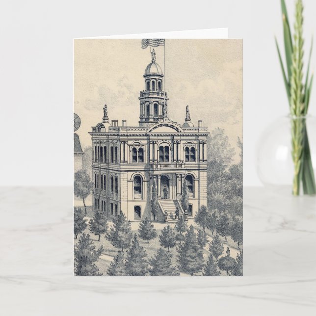 Tarjeta Casa de la Corte, Fresno (Anverso)
