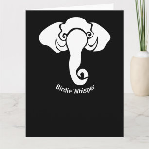 Tarjeta Casa de la familia de los elefantes blancos GOP Re