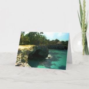 Tarjeta Casa de la roca de la cueva de los piratas