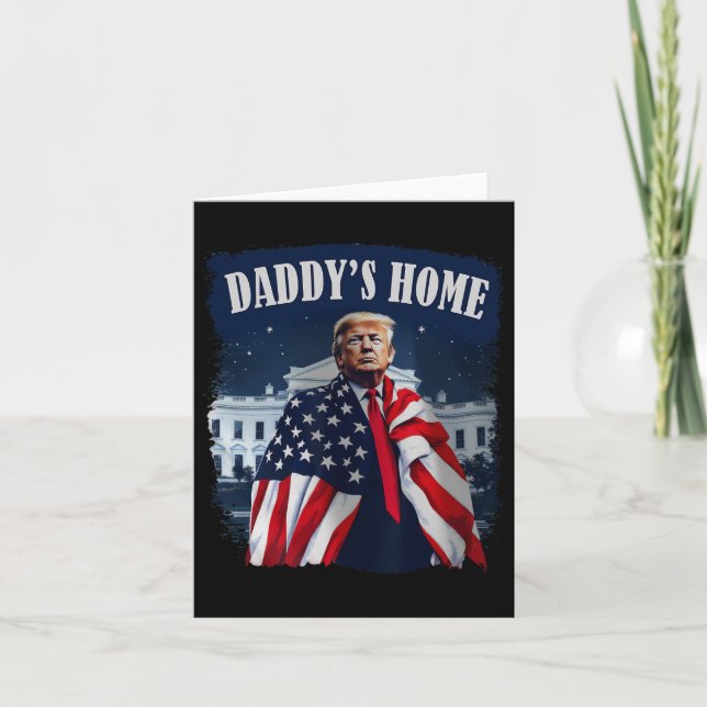 Tarjeta Casa de papi de época 2024 Trump (Anverso)