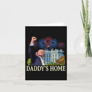 Tarjeta Casa de Trump Daddys Casa Blanca 2024 Bienvenida D