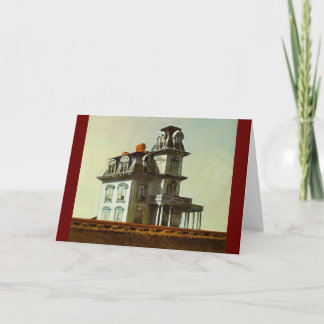 Tarjeta Casa del ferrocarril - Edward Hopper 1925