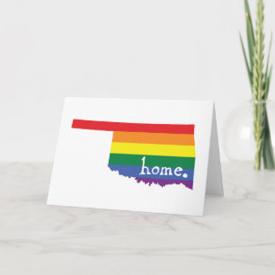 Tarjeta Casa del Orgullo Gay Oklahoma