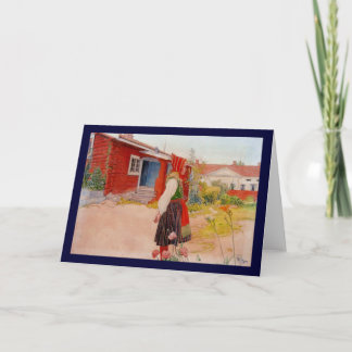 Tarjeta Casa en Falun con Chica