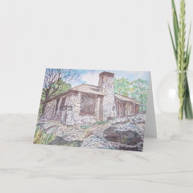 Tarjeta casa en Mt. Nebo, Arkansas (Anverso)