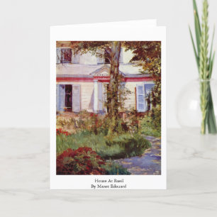Tarjeta Casa En Rueil Por Manet Edouard