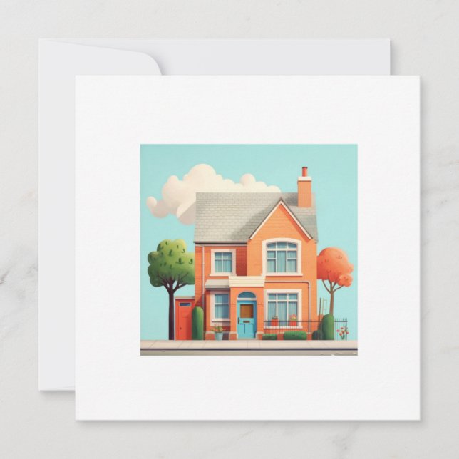 Tarjeta Casa, hogar moderno (Anverso)