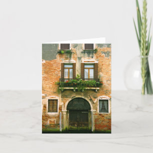 Tarjeta Casa Notecard de Venecia