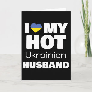 Tarjeta Casada con un hombre caliente de Ucrania amo a mi