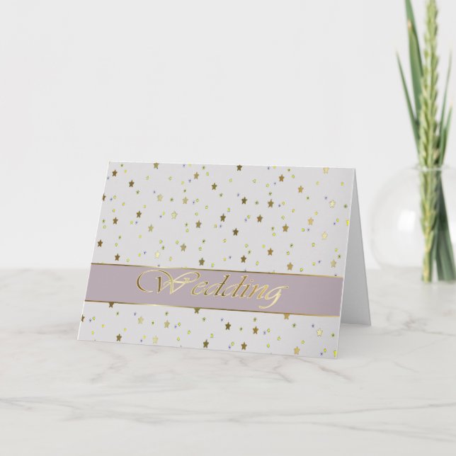 Tarjeta Casar el oro de plata de la enhorabuena (Anverso)
