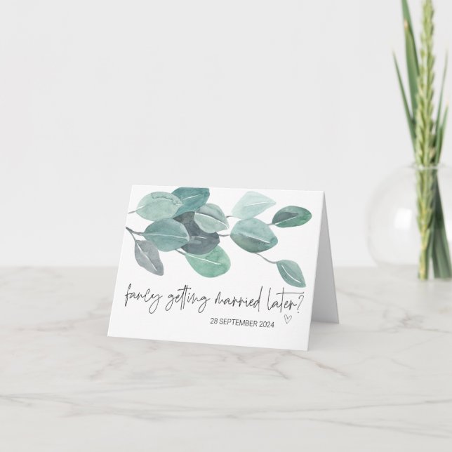 Tarjeta Casarse Para Crecer Desde El Día De La Boda De Nov (Anverso)