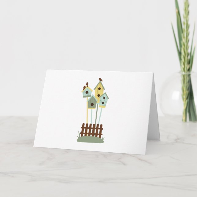 Tarjeta Casas de aves (Anverso)