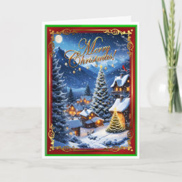 Tarjeta Casas de navidades