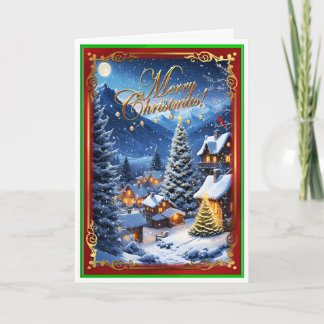 Tarjeta Casas de navidades